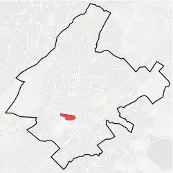 Location within Athens municipality