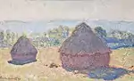 Grainstacks, in Bright Sunlight, 1890, Hill-Stead Museum, Farmington, CT, W1267