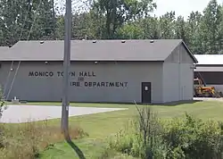 Fire Department and Town hall for the Town of Monico.