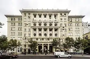 An apartment building "Monolit" in the Stalinist architecture