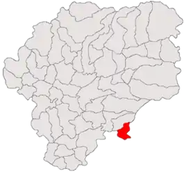 Location in Bistrița-Năsăud County