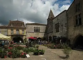 The main square in Monpazier