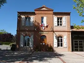 The town hall in Mons