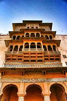 Front entrance of monsoon palace