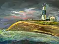 "Montauk Light", by Lucille Wallenrod, Oil