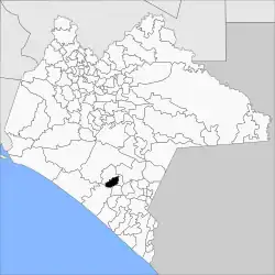 Municipality of Montecristo de Guerrero in Chiapas