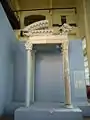 1st-century BC interior aedicula from the Temple of Apollo Sosianus, Rome.