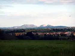 Borrassà, with Montgrí in the background