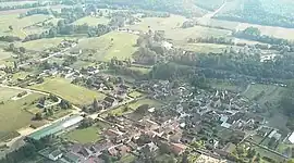 An aerial view of Montier-en-l'Isle