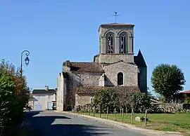 The church in Montpellier-de-Médillan