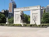 Monument to Simón Bolívar, Parque Rivadavia