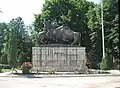 Dragoș Vodă and the Bison Statue