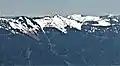 South aspect of Moolock Mountain (centered), seen from Mailbox Peak.