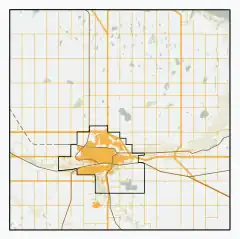 Rural Municipality of Moose Jaw No. 161 is located in Moose Jaw No. 161