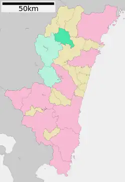 Location of Morotsuka