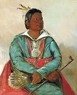 Mó-sho-la-túb-bee, He Who Puts Out and Kills, Chief of the Choctaw Tribe, 1834