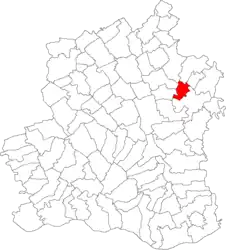 Location in Teleorman County