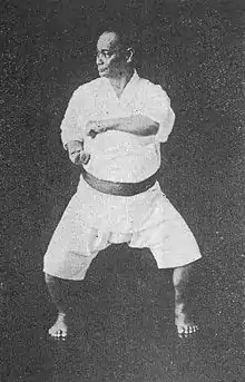 Image 6Chōki Motobu in Naihanchi-dachi, one of the basic karate stances (from Karate)