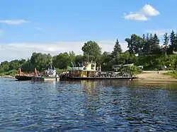 Boat crossing, Krasnoborsky District