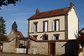 The town hall in Mottereau