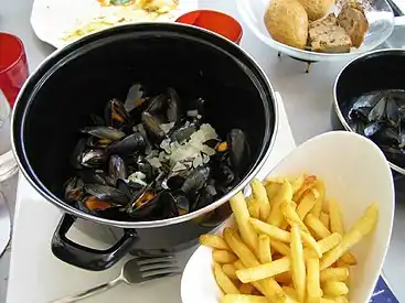 Belgian moules-frites