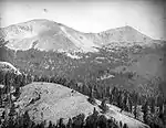 Mount Holmes as seen from Winter Creek, 1890