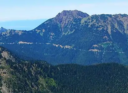 Mount Angeles seen from Eagle Point