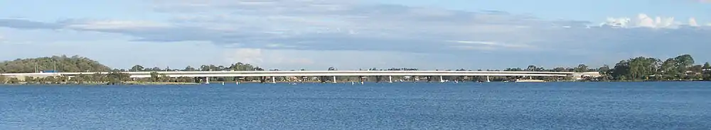 Mount Henry Bridge, taken from Deep Water Point