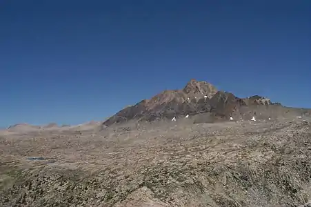 Mount Humphreys in the Sierra Nevada.