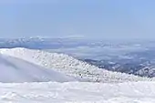 Image 48Winter with frozen coniferous trees near Mt. Kumano in the Mount Zaō range in Miyagi Prefecture (from Geography of Japan)