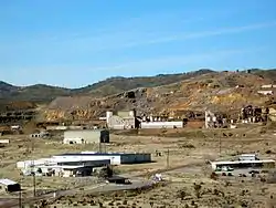 View of the settlement of Mountain Pass