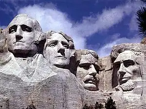 Mount Rushmore, by Gutzon Borglum, 1927–1941, Black Hills, South Dakota