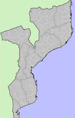 District location in Mozambique (click to see)