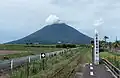 Kaimon-dake seen from Nishi-Ōyama Station