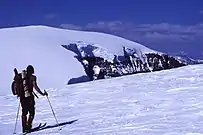 Mt Kitchener Summit from Snow Dome