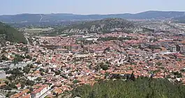 Aerial view of Muğla