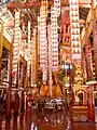 The interior of Vat Xieng Chai, Muang Sing, Laos