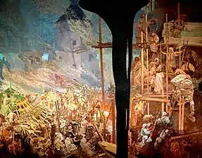 Defense of Sziget against the Turks by Nicholas Zrinsky (1914), by Alphonse Mucha, The Slav Epic