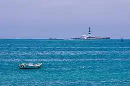 Lighthouse on Mudou Island in Baisha Township