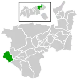 Location within Kufstein district