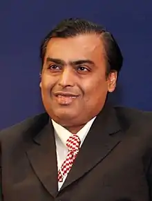 Mukesh Ambani, business magnate, second richest man in Asia