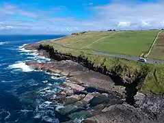 Sea cliffs