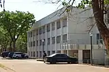 One of the modern hostels (dormitories) on the Main Campus