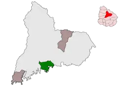 Map of the Municipality of San Gregorio de Polanco