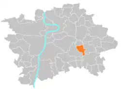 Location of Dolní Měcholupy in Prague