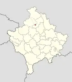 North Mitrovica is located in Kosovo