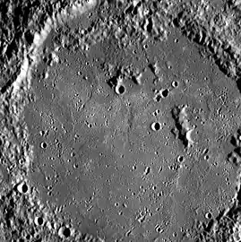 Most of the crater