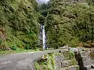 Birthi Fall as seen from Thal-Munsiyari road