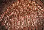 Wooden muqarnas vault in the Kasbah Palace, Tangier, Morocco