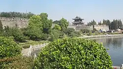 Jingzhou old city wall.